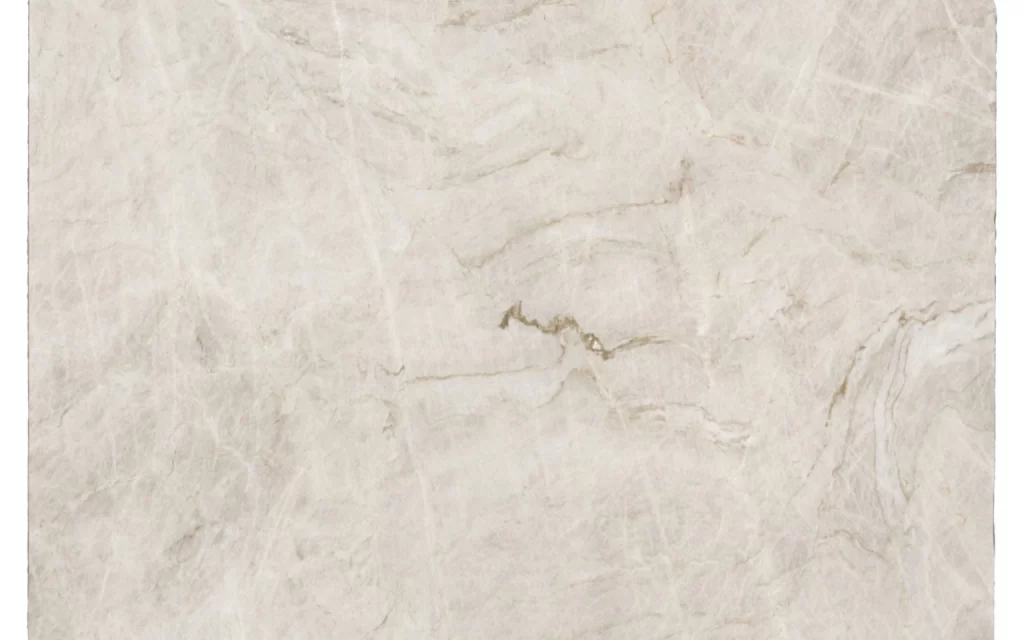 A close-up of a beige marble surface from Block 7, with subtle veining and a smooth texture that evokes the elegance of the Taj Mahal.