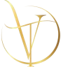 A gold, stylized monogram featuring the intertwined letters "V" and "D" on a black background, perfect for a sophisticated Vitium theme or as an elegant website header.